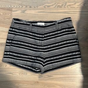 Black and white LOFT shorts